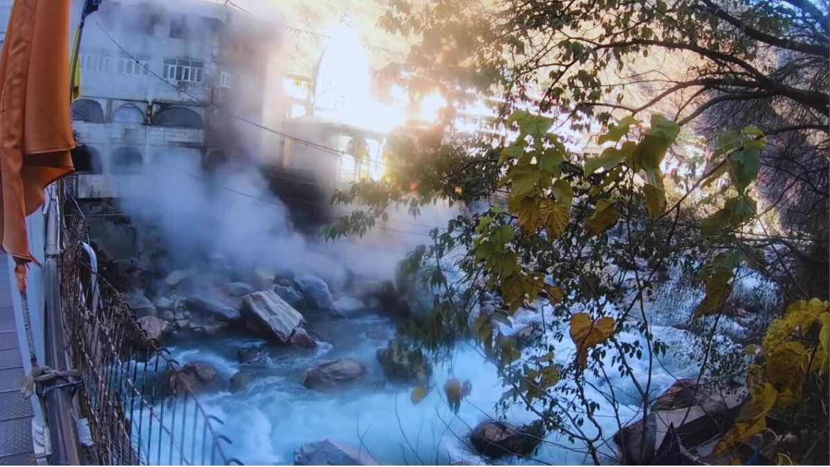 "Manikaran Sahib’s hot springs with eternal fire"