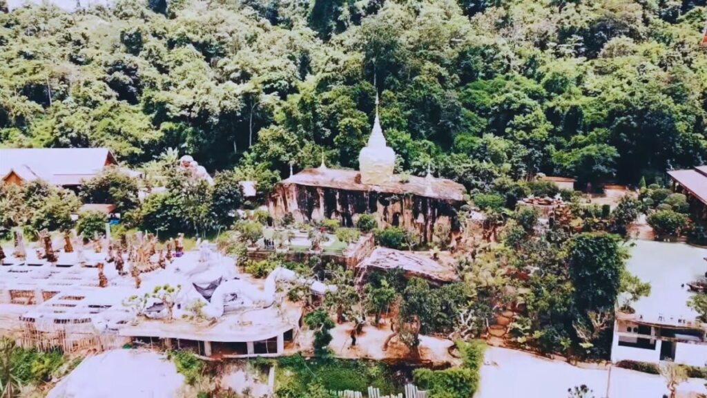"Hidden temple in the forests of Himachal Pradesh"
