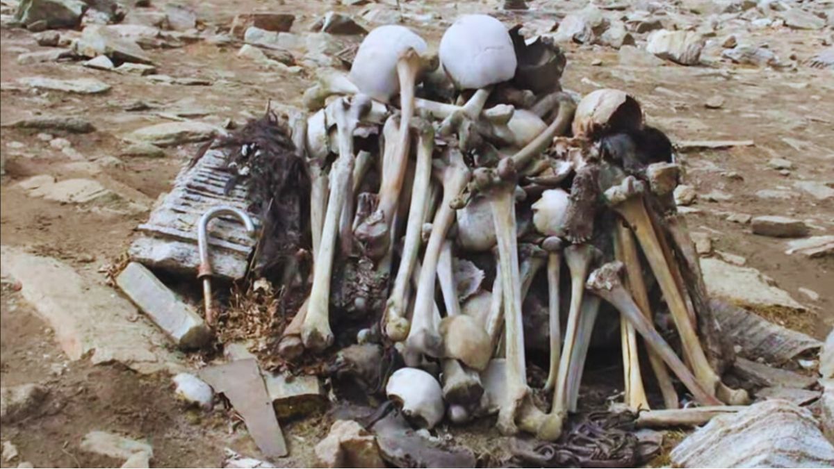 "Roopkund Lake mystery with ancient skeletons"
